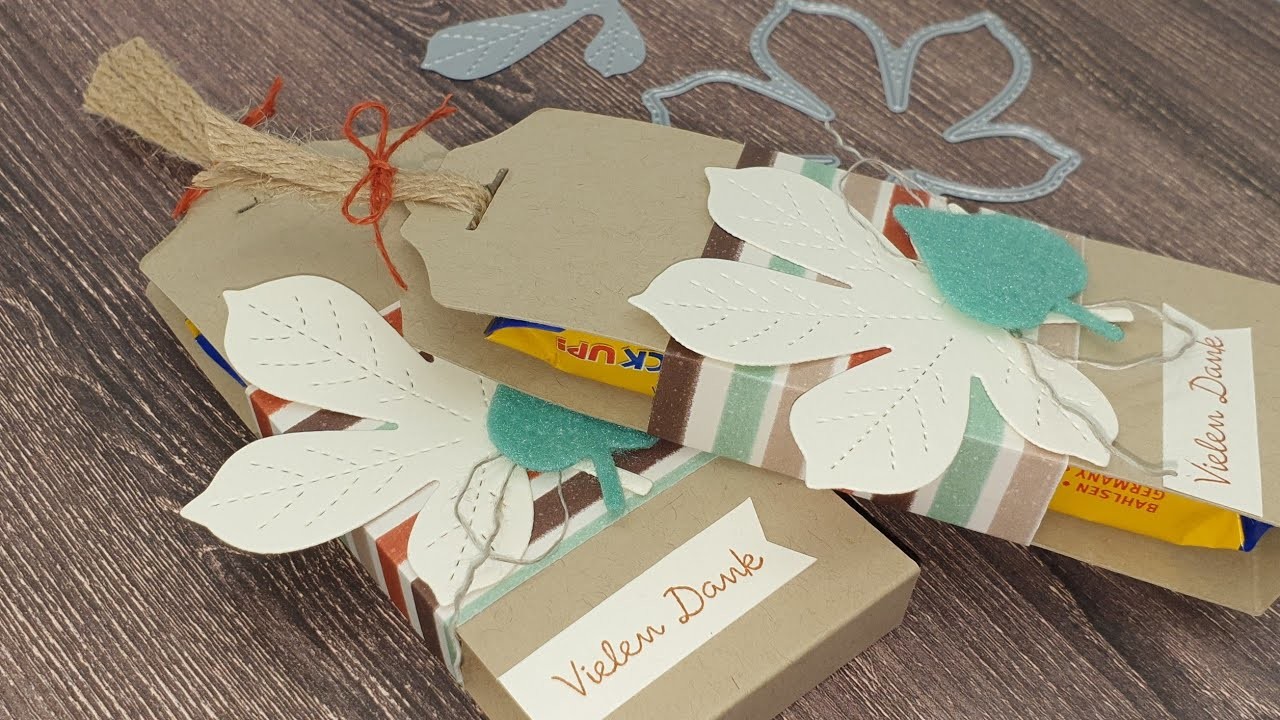 Verpackung mit Anhängerstanze| Danke | Das Bastelzimmer by Alina Meyer | Stampin'Up! | Anleitung