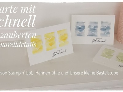 164. Video. Karte mit schnell gezauberten Aquarelldetails