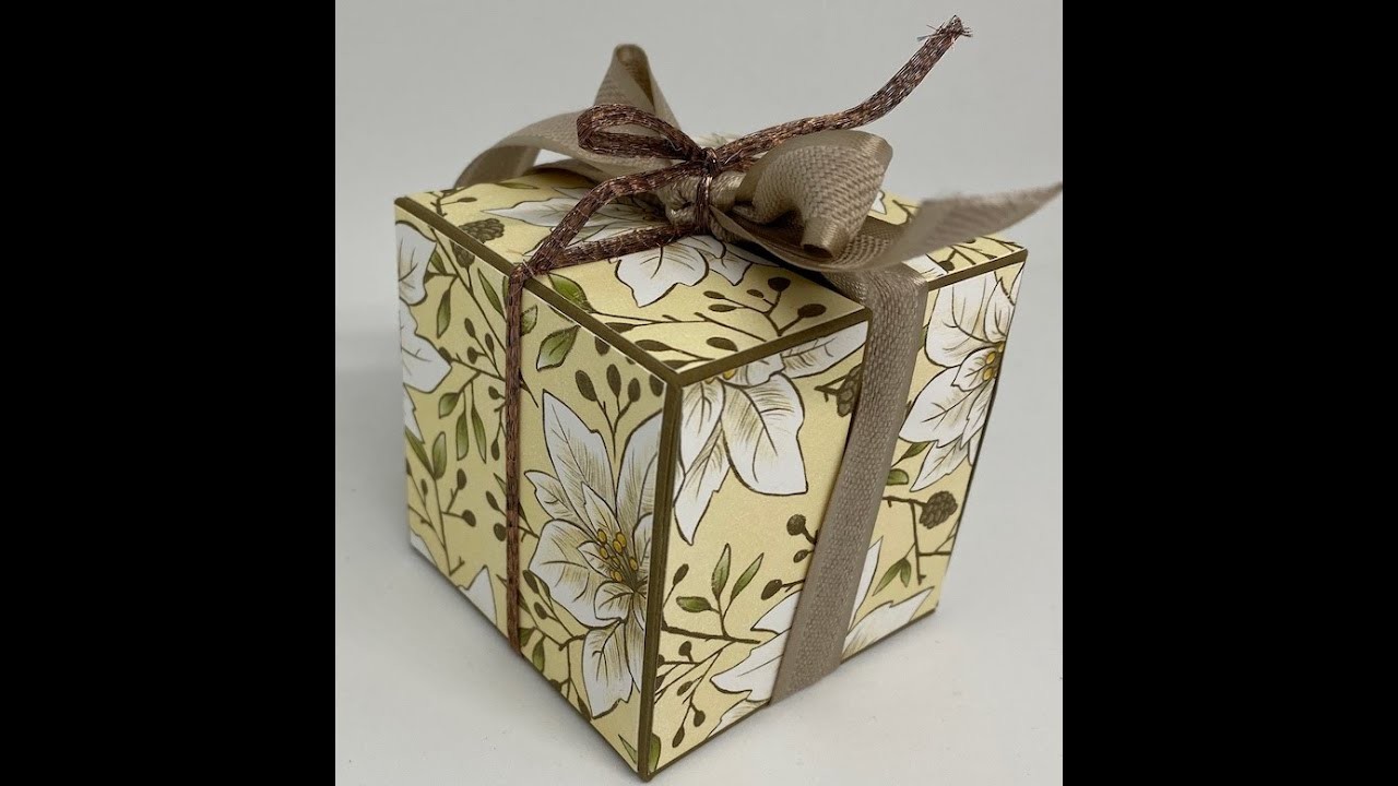 Explosionsschachtel herbstlich und weihnachtlich