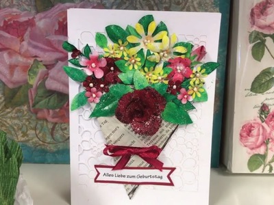 GEBURTSTAGSKARTE Blumenstrauss | Flower Bouquet Card