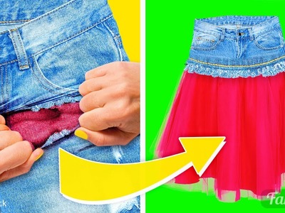 Gelangweilt von alten Klamotten? Verwandeln Sie sie in neue! ????????????