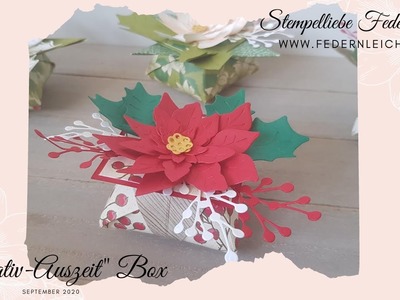 Kreativ Auszeit Box Sep. 2020 - Origami Sternen Box - Produktreihe "Weihnachtsblüten" von Stampin Up