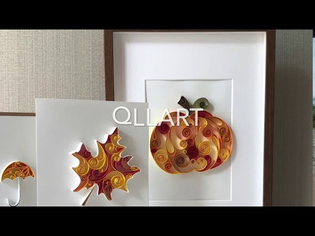 QllArt | Pumpkin | Halloween| Quilling Paper Art | Квиллинг