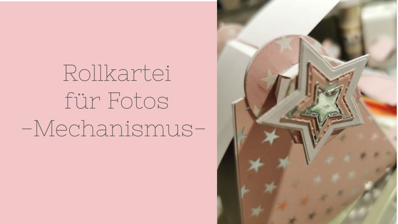 Rollkartei für Fotos aus Papier Teil 2 -Die Achse- (Basteln für Erwachsene)