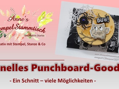 Schnelles Punchboard-Goodie I Stampin'UP!® I Eulenfest I Halloween