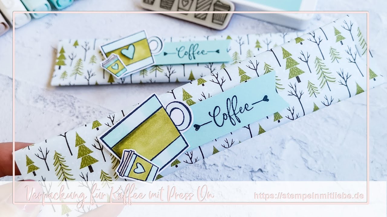Stampin' Up! | Tutorial Verpackung für Kaffee mit Press On