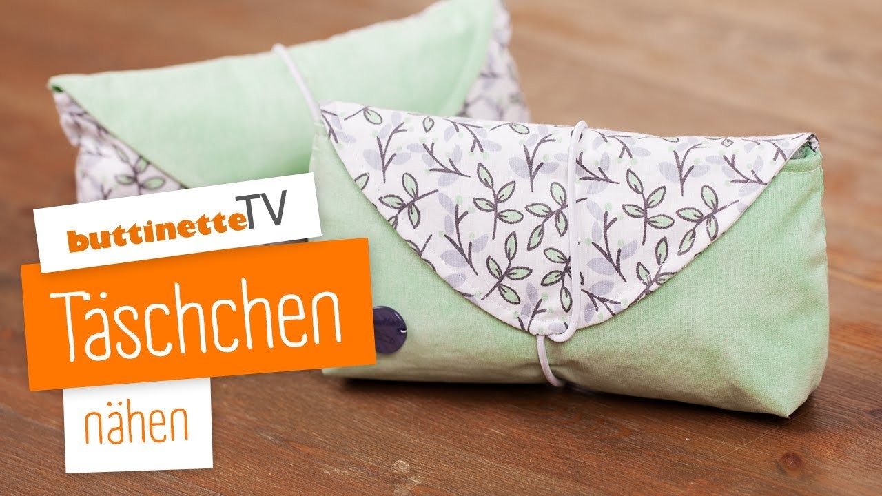 Täschchen nähen | Nähset | buttinette TV [DIY]