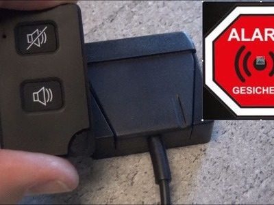 Thitronik Funk-Kabelschleife anlernen Fensterkontakt Alarmanlage im Kastenwagen Funk Magnetkontakt