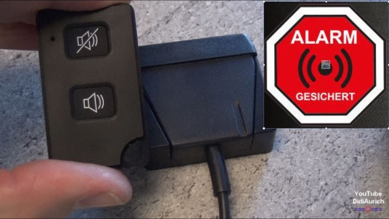 Thitronik Funk-Kabelschleife anlernen Fensterkontakt Alarmanlage im Kastenwagen Funk Magnetkontakt