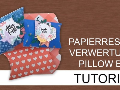 Tutorial Pillow Box #2 - für Geschenke oder Weihnachtskalender | Carmens bunte Bastelwelt