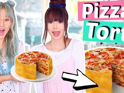 Wir backen eine PIZZA TORTE ???? einfach irre ????????‍♀️ Rezept DIY | ViktoriaSarina