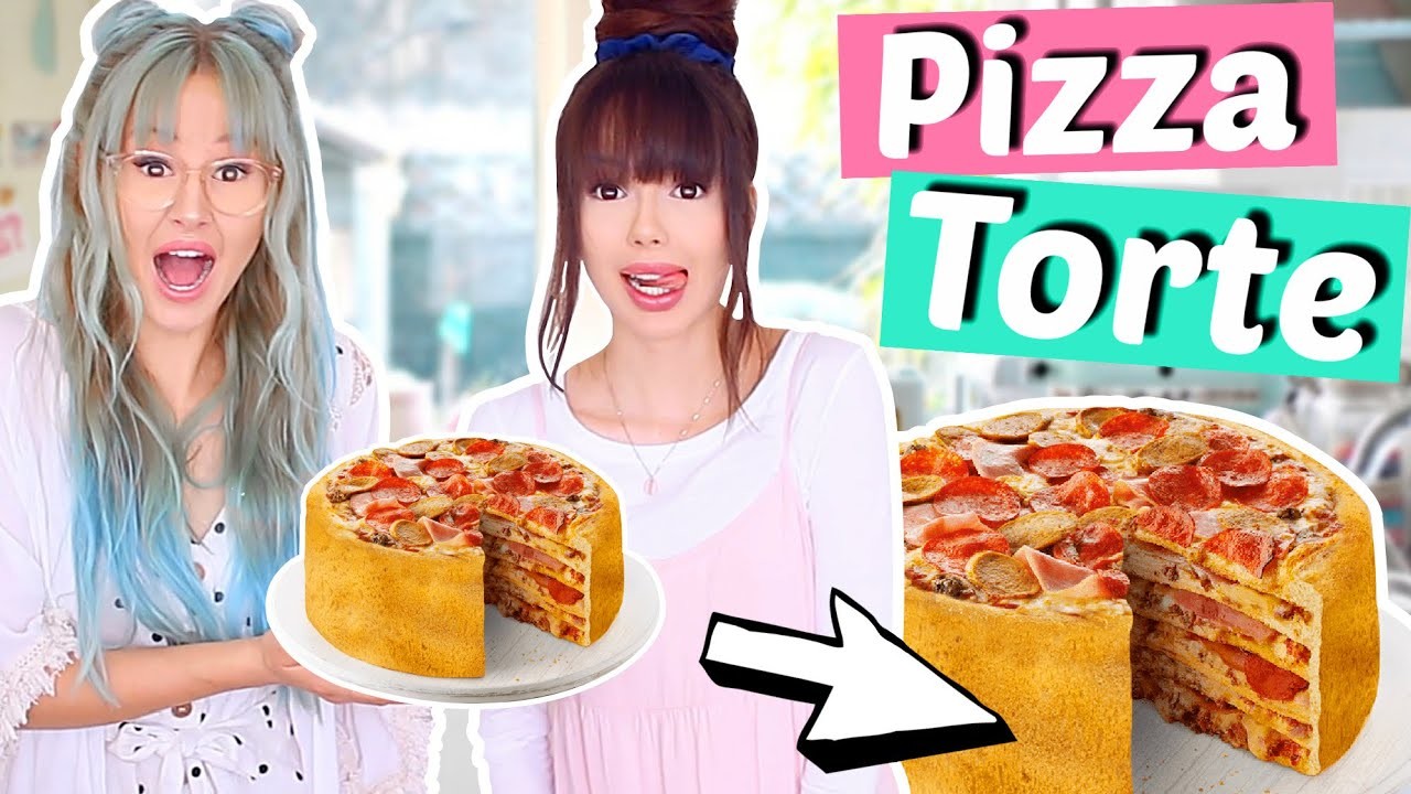 Wir backen eine PIZZA TORTE ???? einfach irre ????????‍♀️ Rezept DIY | ViktoriaSarina