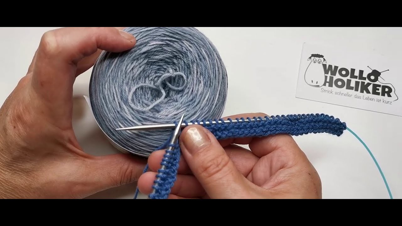 Wolloholiker Strickschule - einfachste Schal der Welt stricken