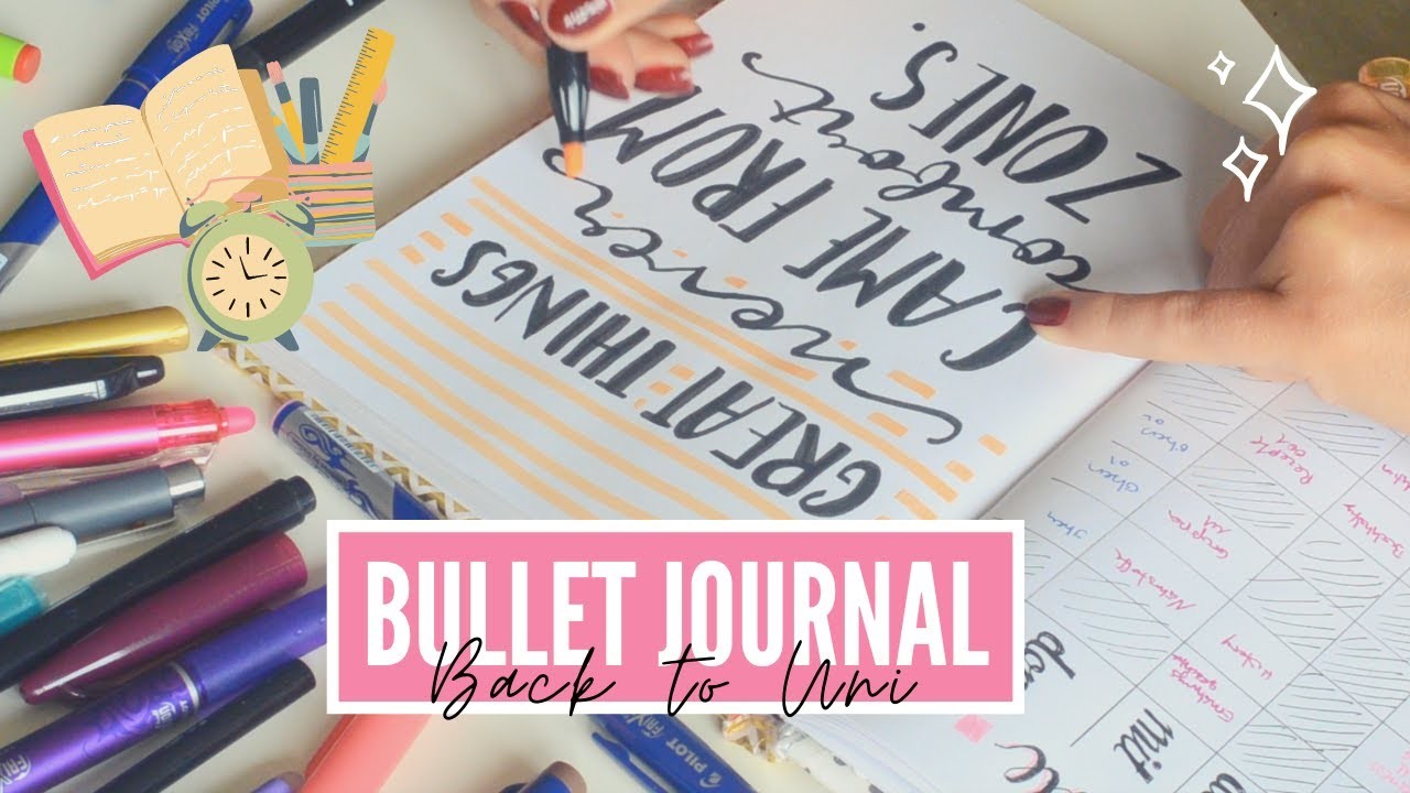 DIY BULLET JOURNAL | Back to School.Uni Designs | Charlotte K.