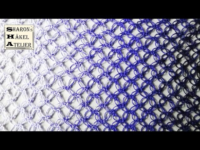 Muster häkeln mit Sharons Häkel Atelier#5 Salomonknoten | Rechtshänder