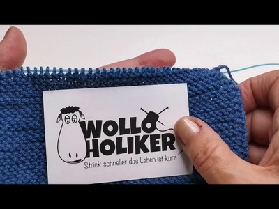 Schal stricken 2 Wolloholiker Strickschule