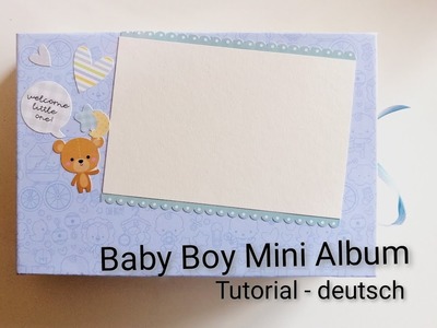 Tutorial - Baby Boy Mini Album | #Anleitung #Doodlebug
