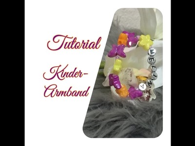 Tutorial Kinderarmband ????⛓ Schmuckbasteln 6.20