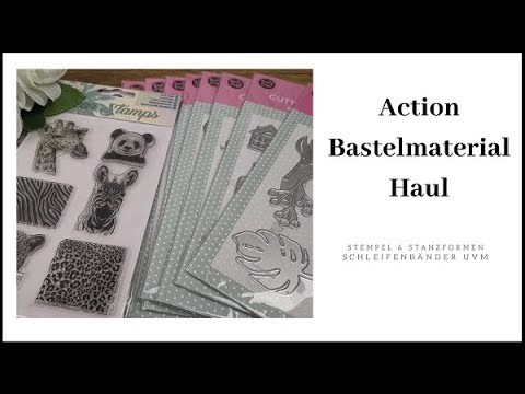 #Actionhaul ~ Stempel, Stanzen, Schleifenbänder ~ Bastelmaterial