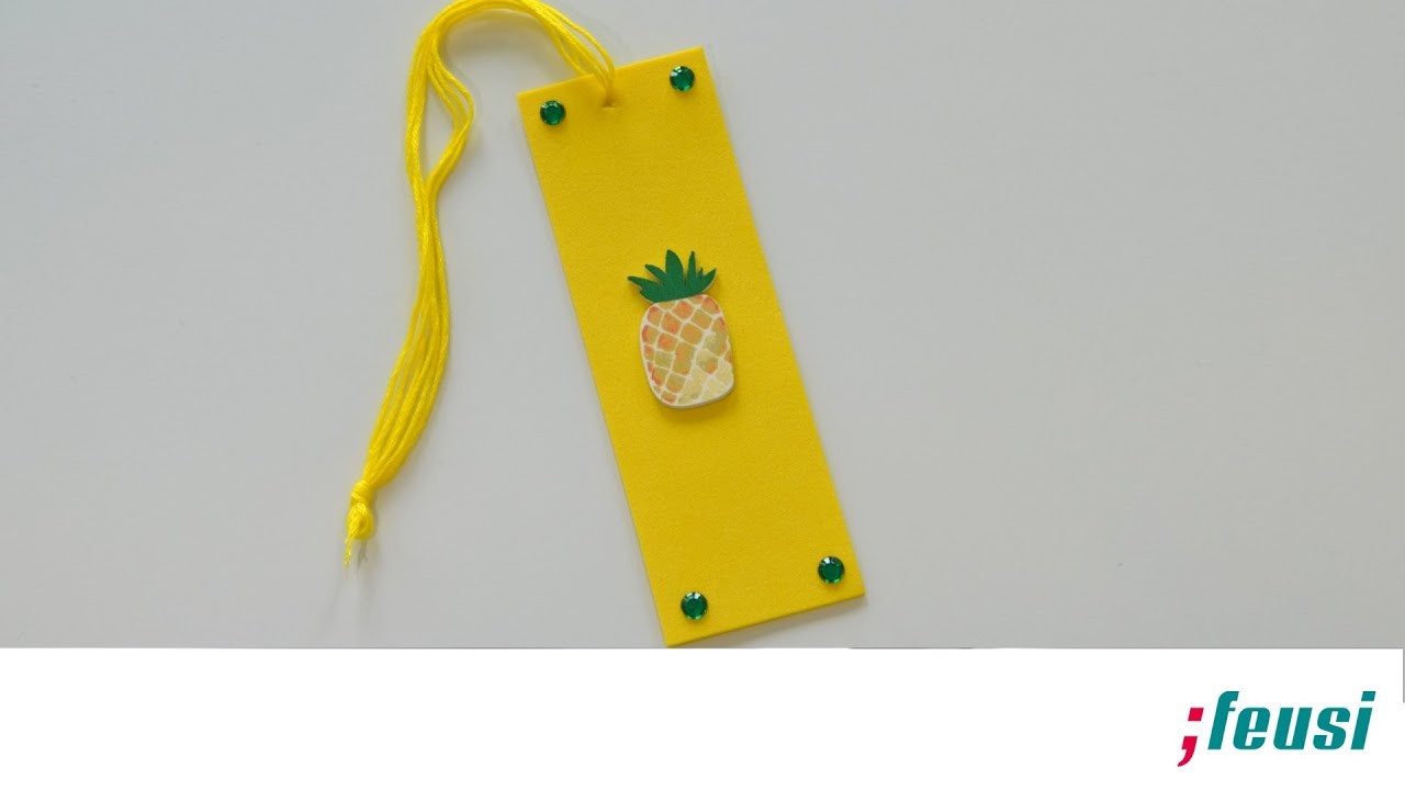 Bastelvideo Buchzeichen | DYI Buchzeichen |  Lesezeichen selber machen