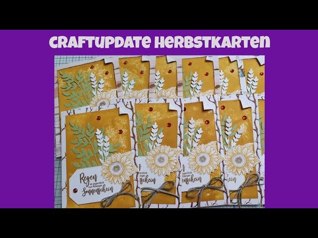 Bunte Herbstkarten mit Gute-Laune-Gruß von Stampin' Up! | Craftupdate