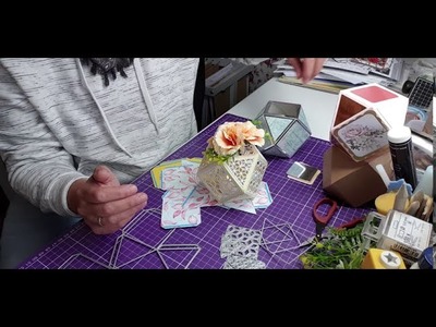 Craft Buddy Forever Flowerz Geometric Vase - Stanzen Set- Anleitung
