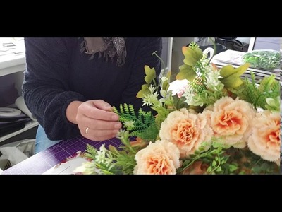 Craft Buddy Teil 1 der September Neuheiten bei QVC  - Herbst  Forever Flowerz  Kränze Nelken