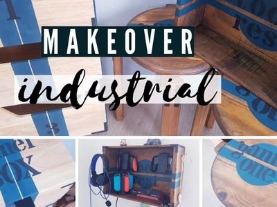 DIY 3 Möbel im Industrial Stil mit Kreidefarbe und Wachs streichen | Retro Look