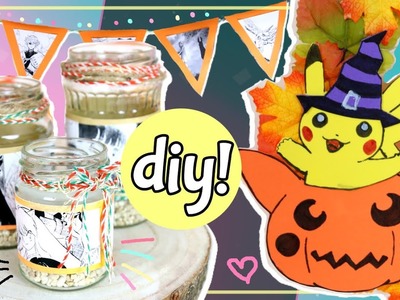 DiY Deko Ideen ???? Herbst Dekoration selber machen ???? Pikachu PUMPKIN & InuYasha DiY