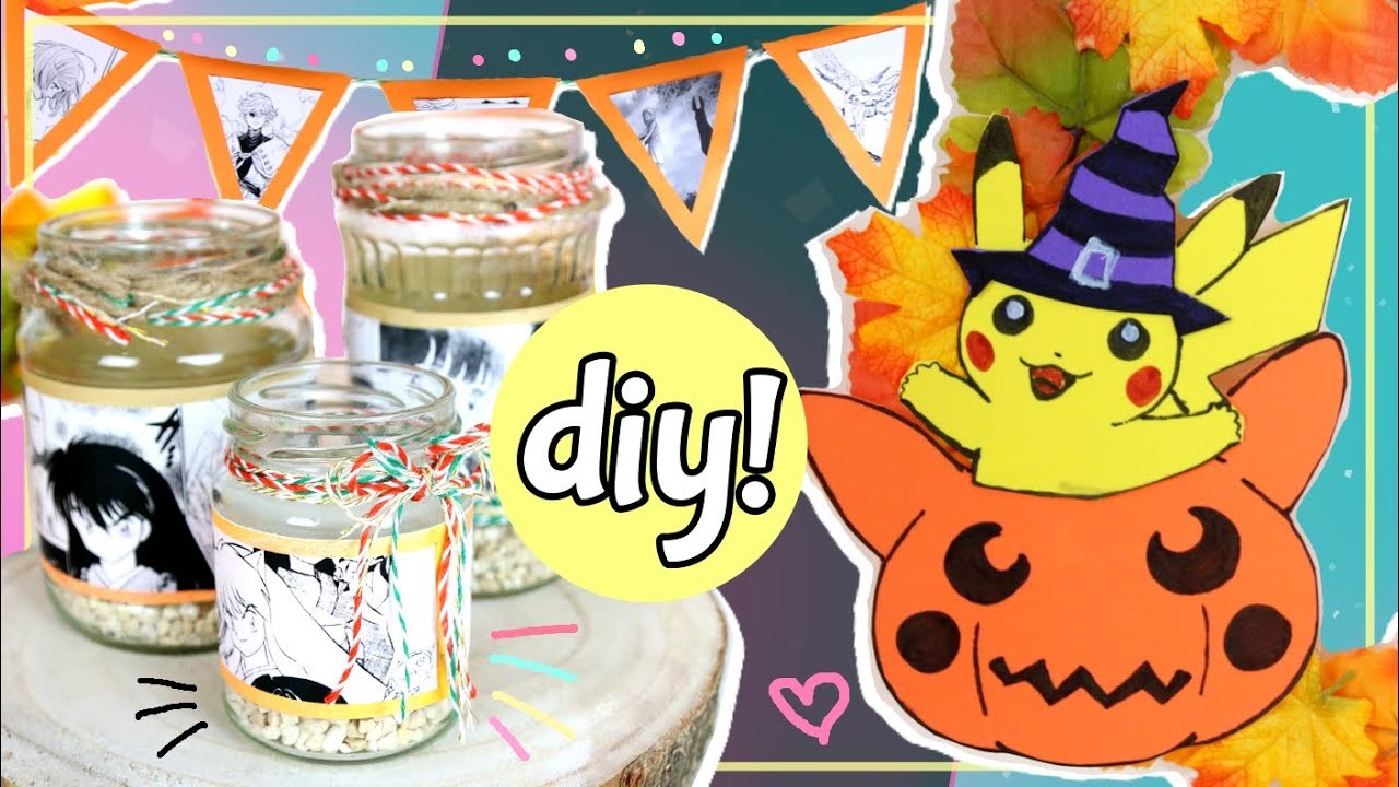 DiY Deko Ideen ???? Herbst Dekoration selber machen ???? Pikachu PUMPKIN & InuYasha DiY