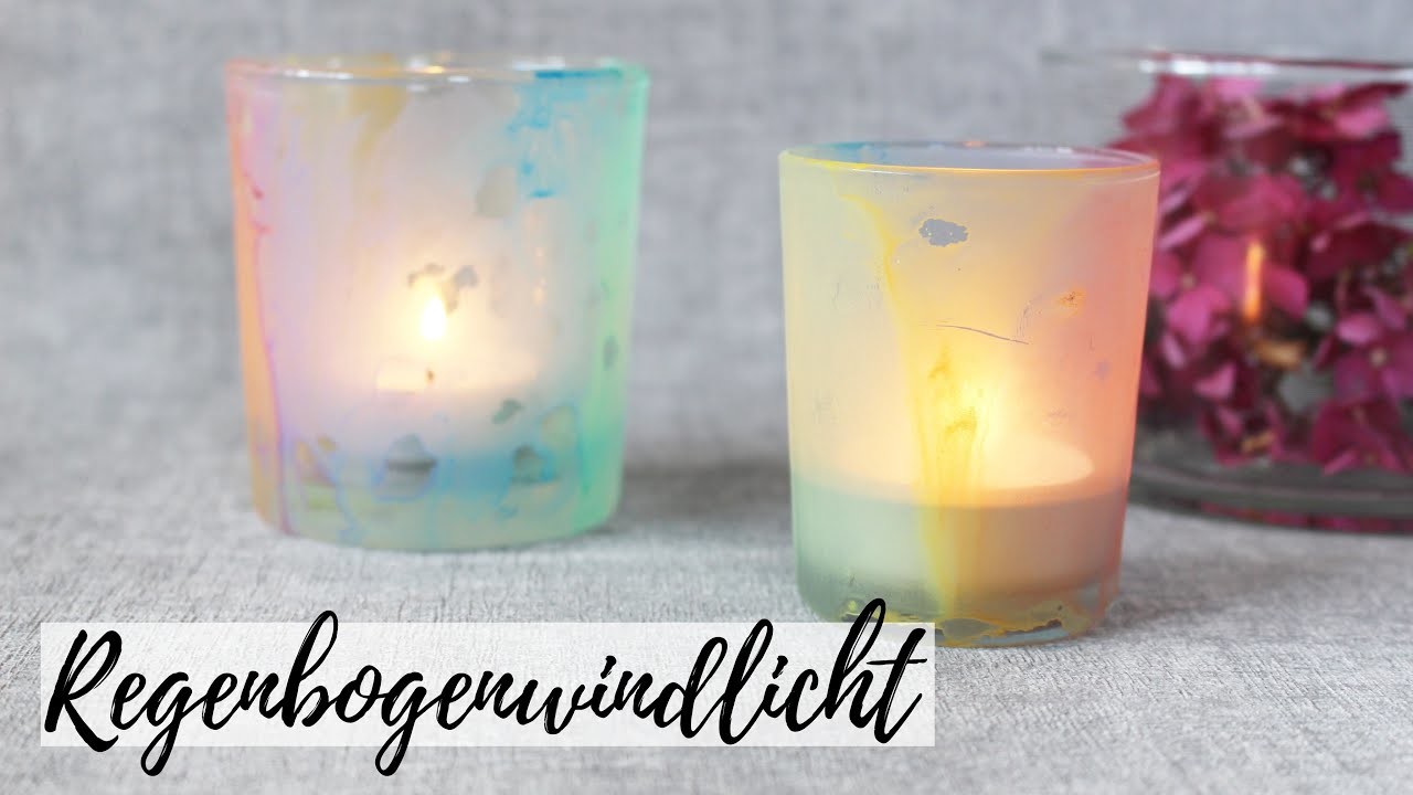 DIY Regenbogenwindlicht