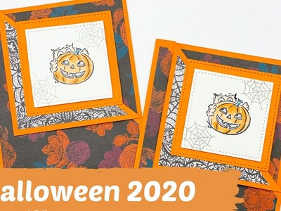 Halloween 2020????Halloween DIY basteln deutsch⎮Corner Fold Card