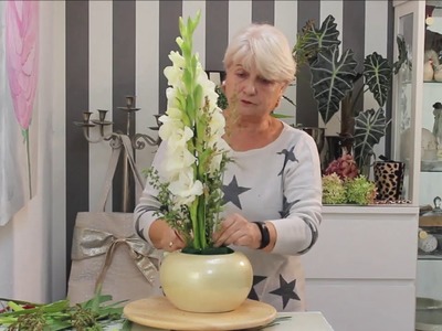 Herbstdeko " Gladiolengesteck" - Bärbels Wohn & Deko Ideen