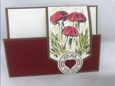 Herbstliche Karte mit dem Stampin'Up!-Stempelset Waldspaziergang