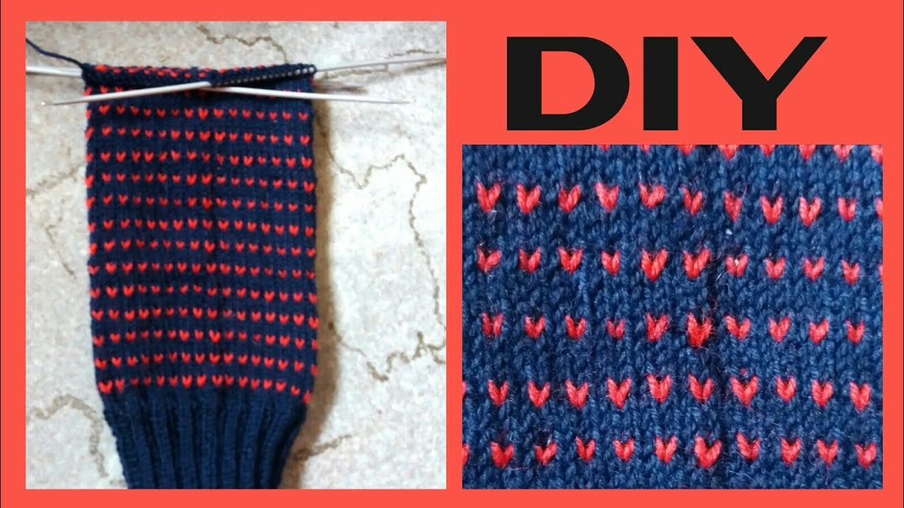 Hübsches Muster in Socken einstricken • DIY  * Julebuergerfee