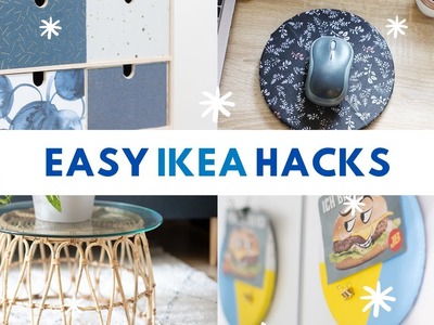 IKEA Hacks | DIY Tisch, Mousepad, Pinnwand & Mini-Kommode
