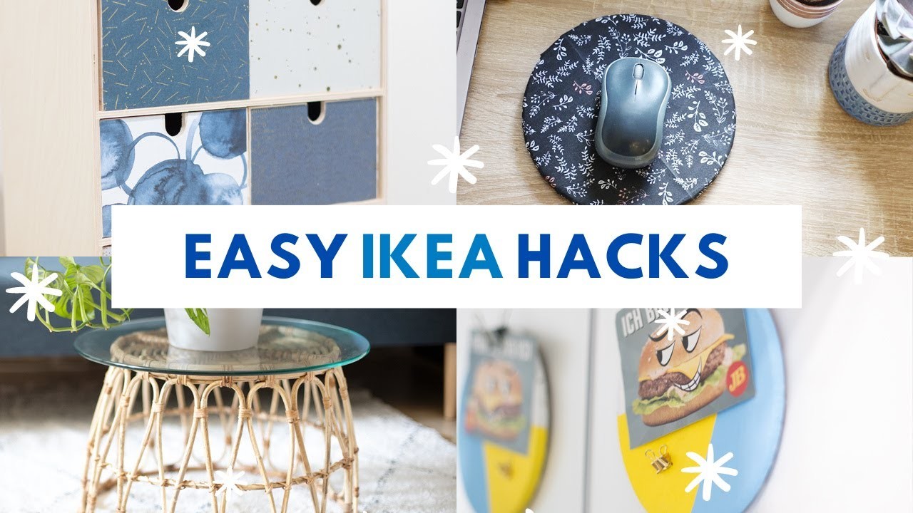 IKEA Hacks | DIY Tisch, Mousepad, Pinnwand & Mini-Kommode