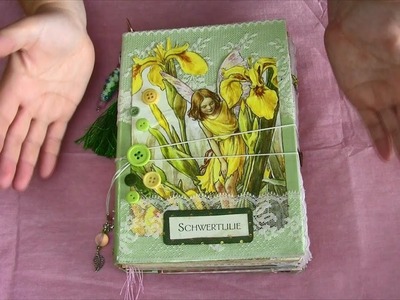 Junkjournal Schwertlilien Elfe