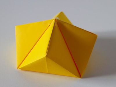 Origami Schachtel basteln mit Papier für Geschenk zum Geburtstag, Hochzeit & Weihnachten [W+]