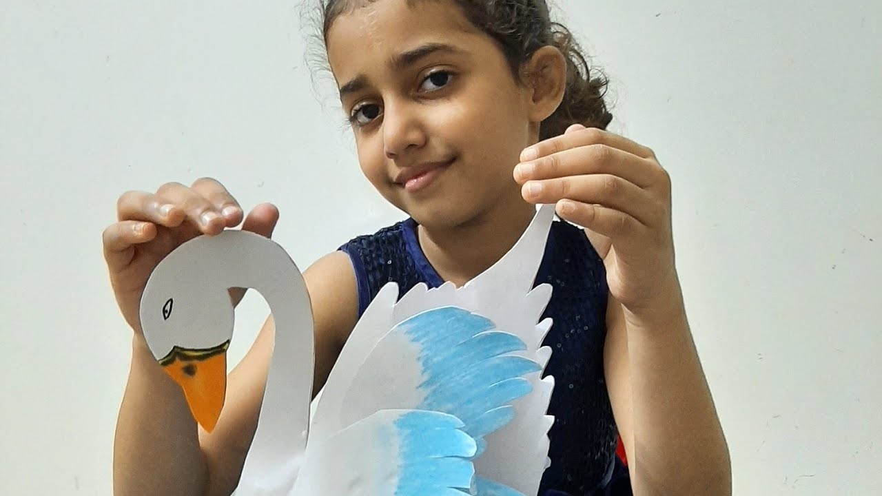 Paper swan making