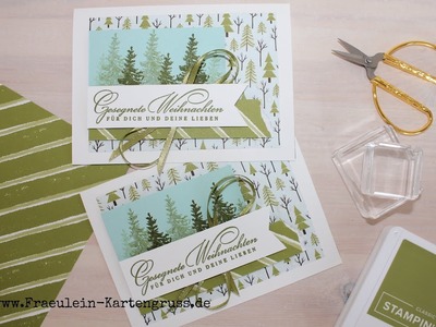 Weihnachtskarte | Tutorial | Stampin´ Up!