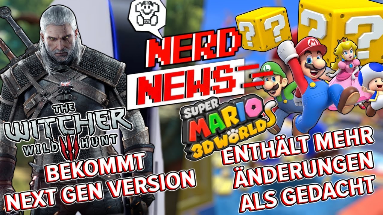 Witcher 3 mit KOSTENLOSEN NextGen Updates. Super Mario 3D World mit vielen Änderungen!