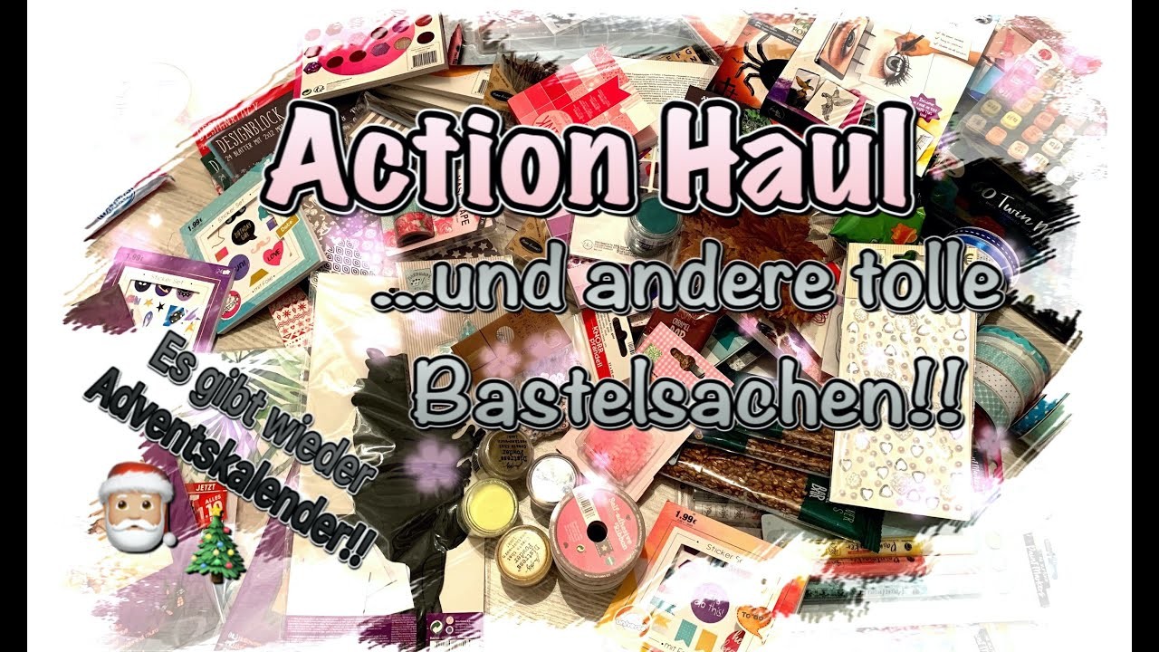 XL Action Haul und andere tolle Bastelsachen Bastel Haul, basteln mit Papier, Action Material, DIY