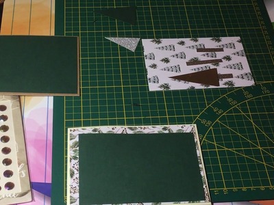 2 einfache Weihnachtskarten Basteln. ACTION Material. Christmas Card DIY