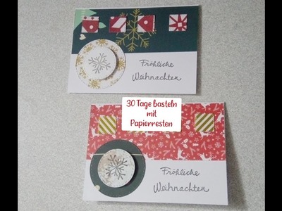 30 Tage basteln mit Papierresten - Part # 29. 30