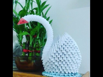 3d Origami swan