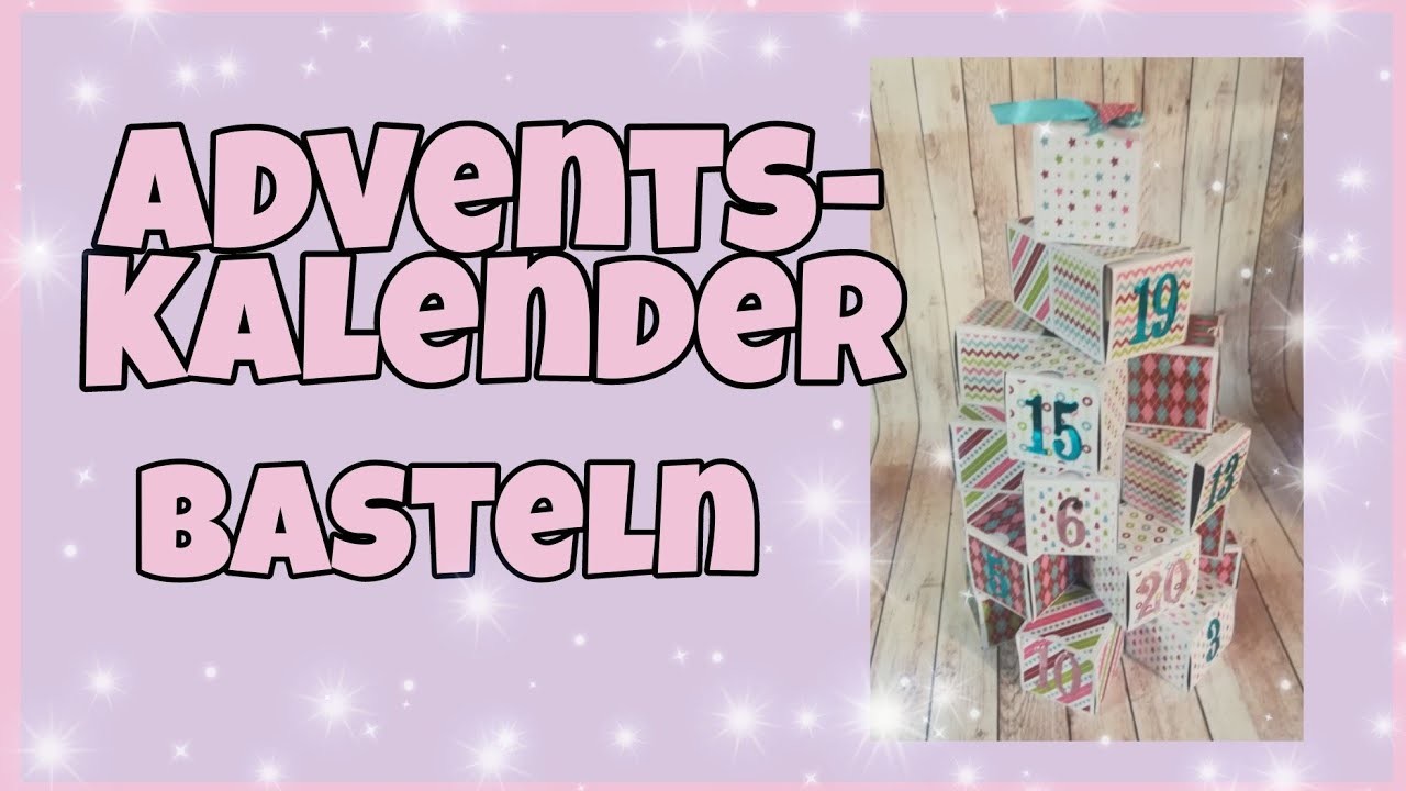 ???? Adventskalender ???? aus Boxen basteln Tutorial. Anleitung