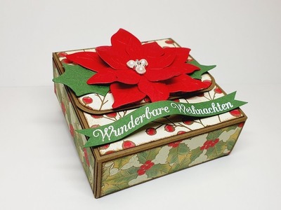 Anleitung: Verpackungs-Box "Weihnachtsblüten" mit Stampin' Up!®