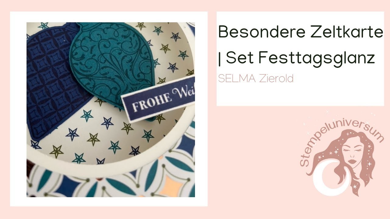 Besondere Zeltkarte | Set Festtagsglanz | Stampin‘ Up!