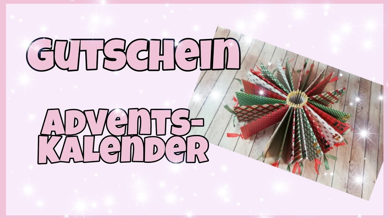 ???? Gutschein Adventskalender ???? basteln Tutorial. Anleitung